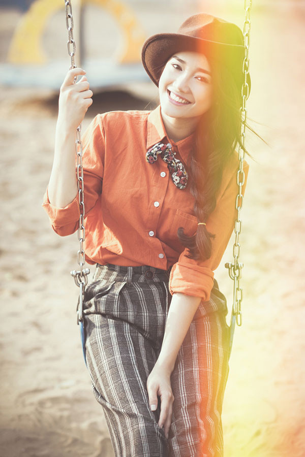 Nhã Phương xinh xắn như 'thiên thần' ở Hàn Quốc ảnh 1