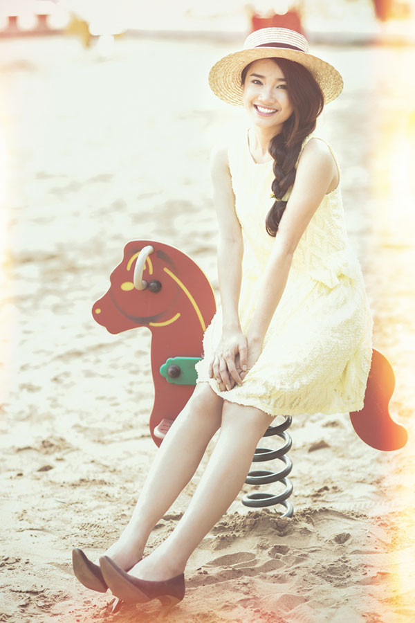 Nhã Phương xinh xắn như 'thiên thần' ở Hàn Quốc ảnh 7