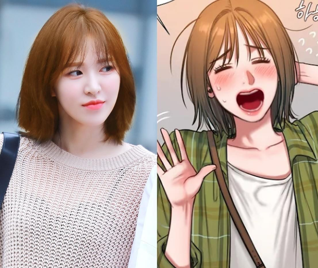 Kim Minji trong Bad Thinking Diary và Wendy giống nhau đến bất ngờ. - Ảnh: Bạch Thế Châu