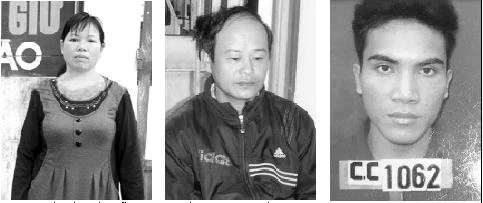 “Bà trùm” Lữ Thị Quan, Đối tượng Trần Đăng Bình, Đối tượng Phạm Văn Bình. 