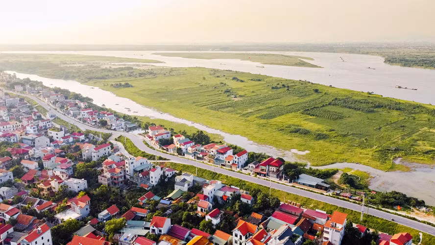 Một góc xã Liên Hà, huyện Đan Phượng