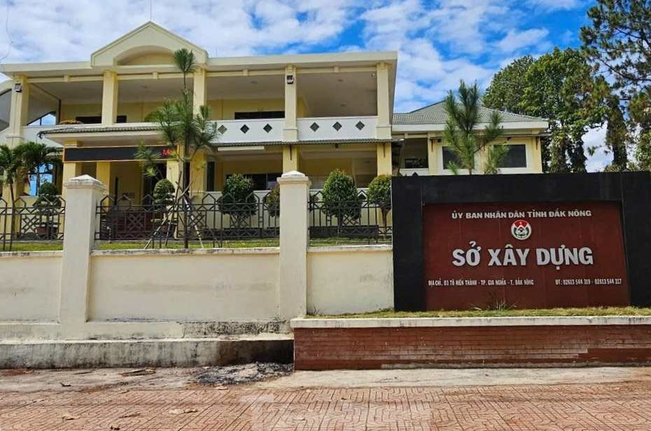 Trụ sở Sở Xây dựng tỉnh Đắk Nông.