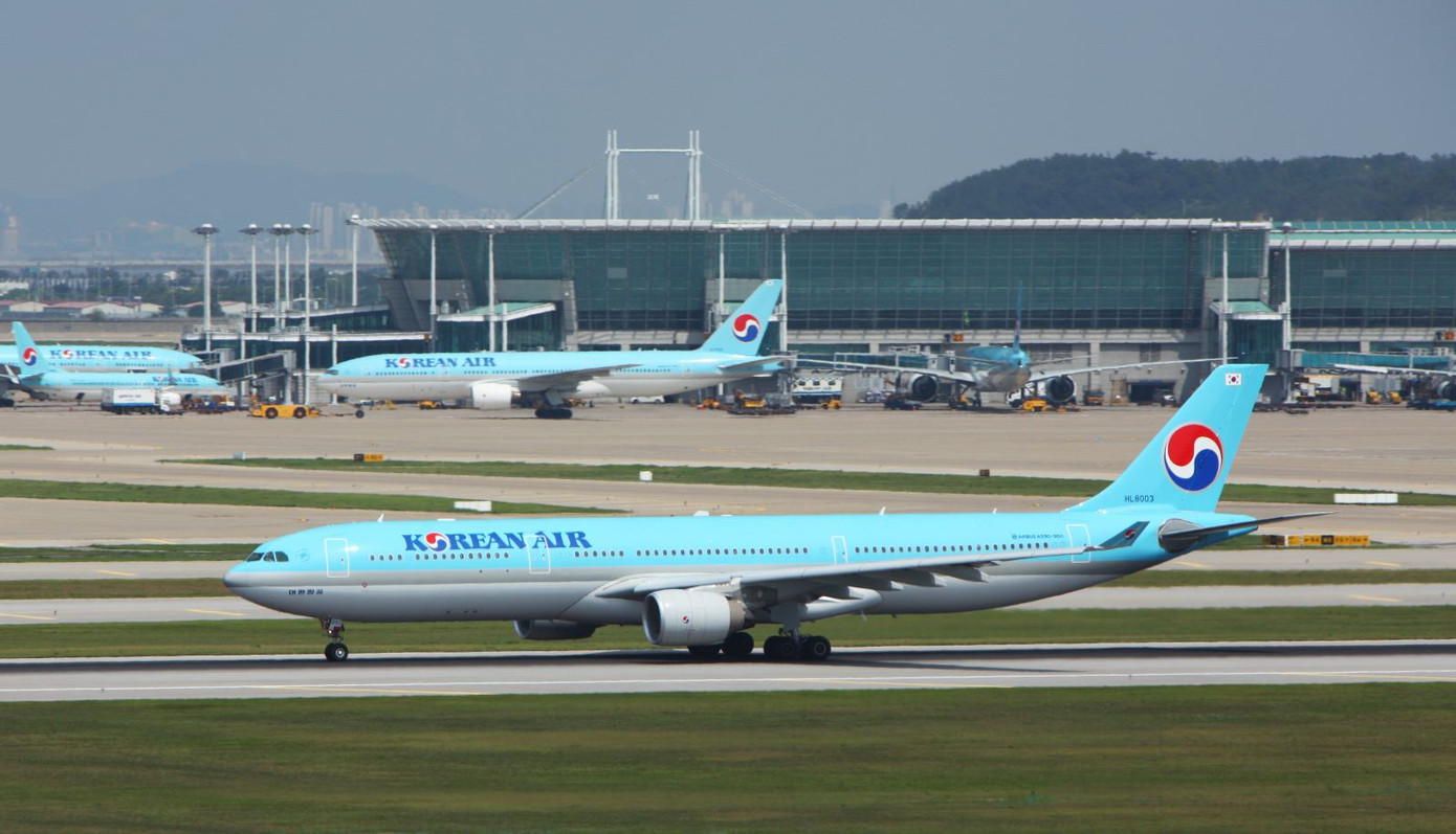 Korean Air chưa được Cục HKVN cấp quyền vận chuyển hàng không thường lệ đến và đi từ Việt Nam. Ảnh: TTXVN.