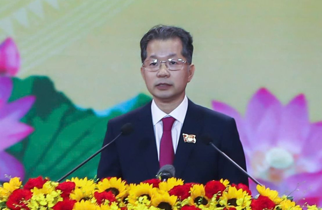 Ông Nguyễn Văn Quảng - Bí thư Thành ủy Đà Nẵng - phát biểu tại chương trình.