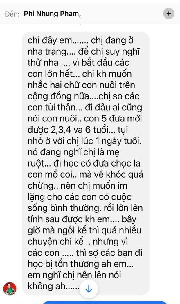 Tâm nguyện không muốn gọi con mình nuôi là “con nuôi” Phi Nhung nhắn gửi qua người mẫu Xuân Lan Tâm nguyện không muốn gọi con mình nuôi là “con nuôi” Phi Nhung nhắn gửi qua người mẫu Xuân Lan