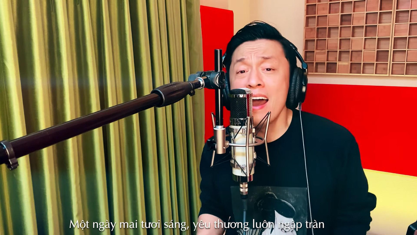 Ca sĩ Lam Trường tự thu âm Tái sinh yêu thương tại Mỹ