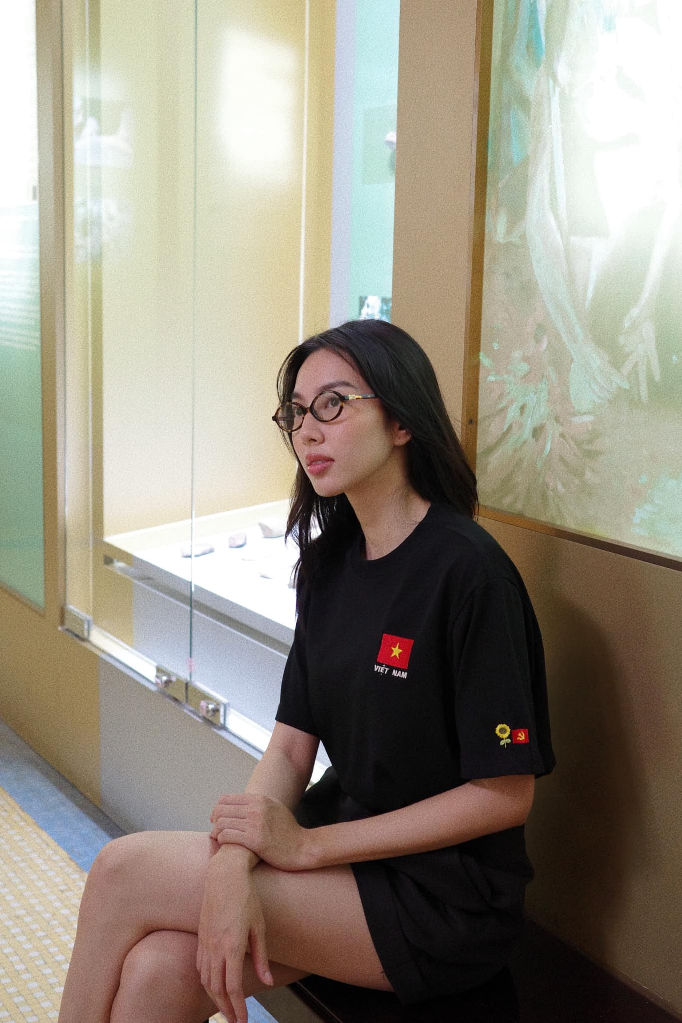 Thùy Tiên đã có một buổi thăm quan đáng nhớ tại Bảo tàng Lịch sử TP Hồ Chí Minh.