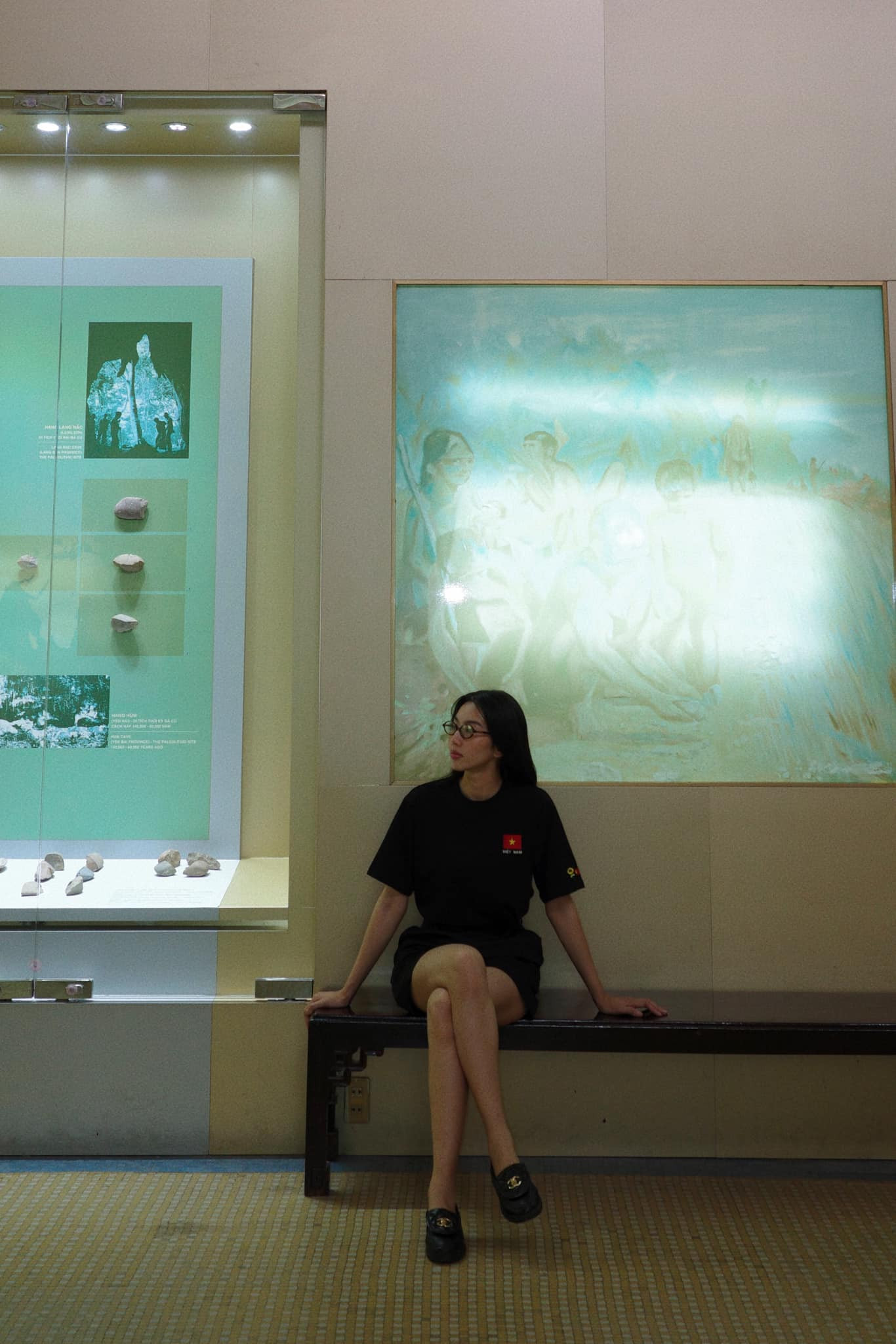 Thùy Tiên đã có một buổi thăm quan đáng nhớ tại Bảo tàng Lịch sử TP Hồ Chí Minh.