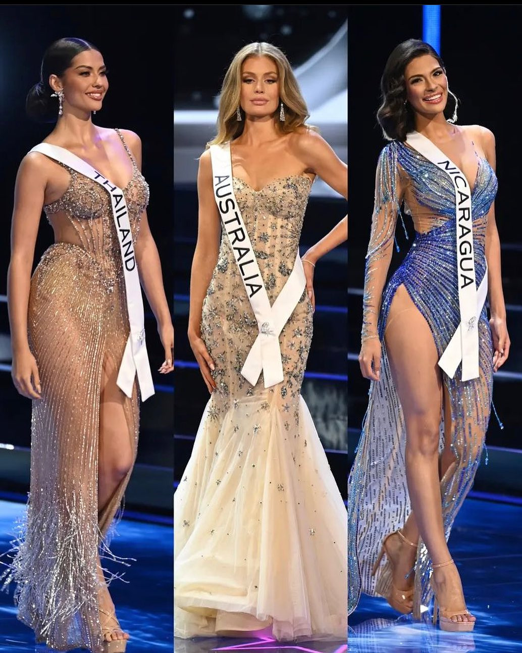 Top 3 Hoa hậu Hoàn vũ 2023.