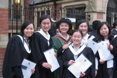 Ảnh: Sinh viên Trung Quốc tại New Zealand