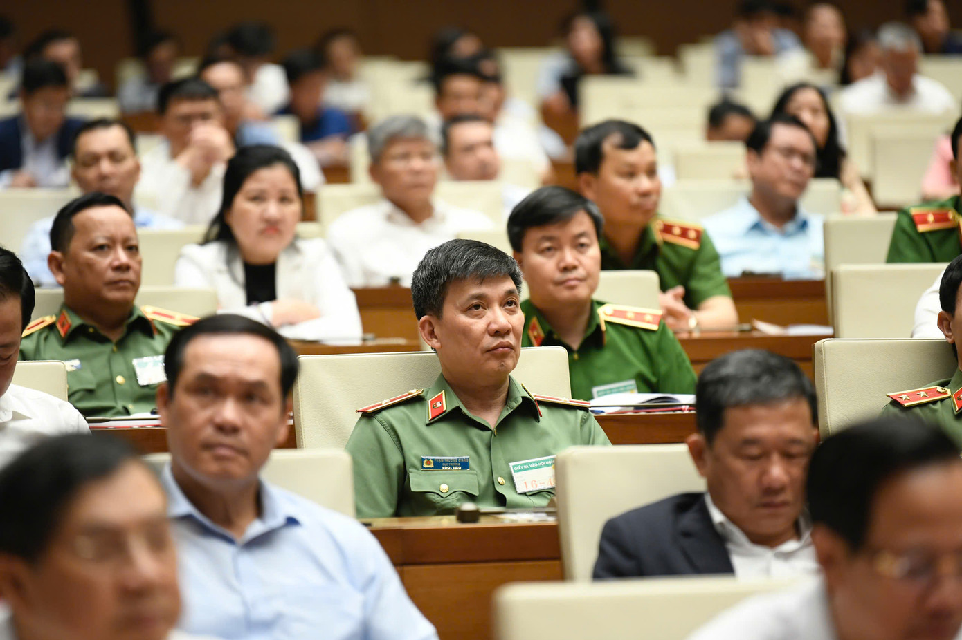 Chủ tịch Quốc hội Trần Thanh Mẫn trình bày chuyên đề về "Sửa đổi Hiến pháp và pháp luật; Phương hướng bầu cử Đại biểu Quốc hội khóa XVI và đại biểu Hội đồng nhân dân các cấp nhiệm kỳ 2026 - 2031”.