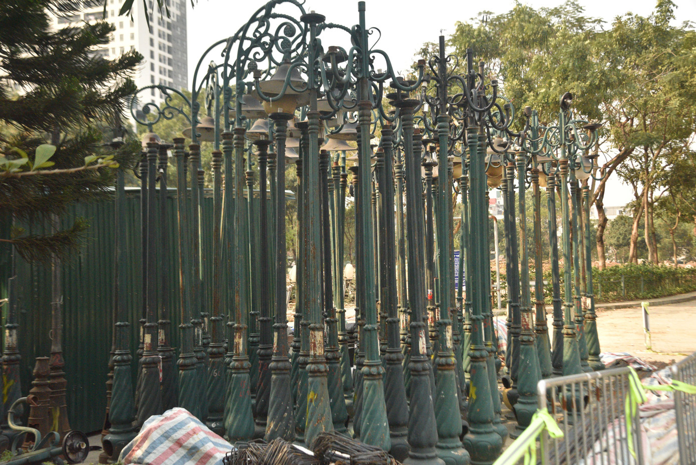 Những thiết bị cũ được thay thế.