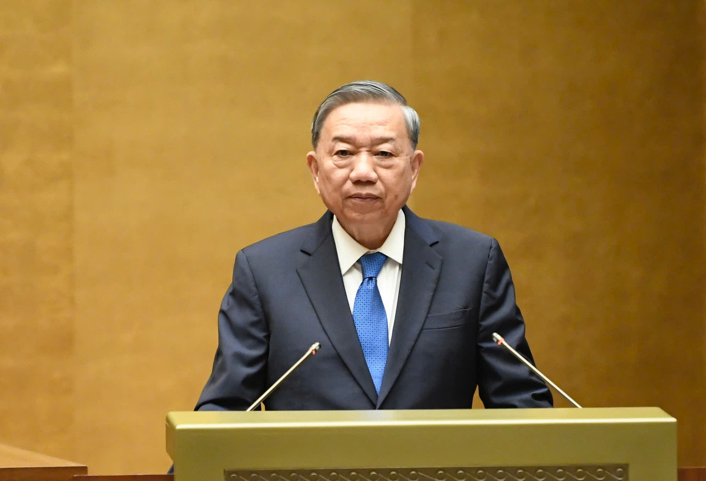 Tổng Bí thư Tô Lâm phát biểu tại hội nghị. Ảnh: Như Ý.