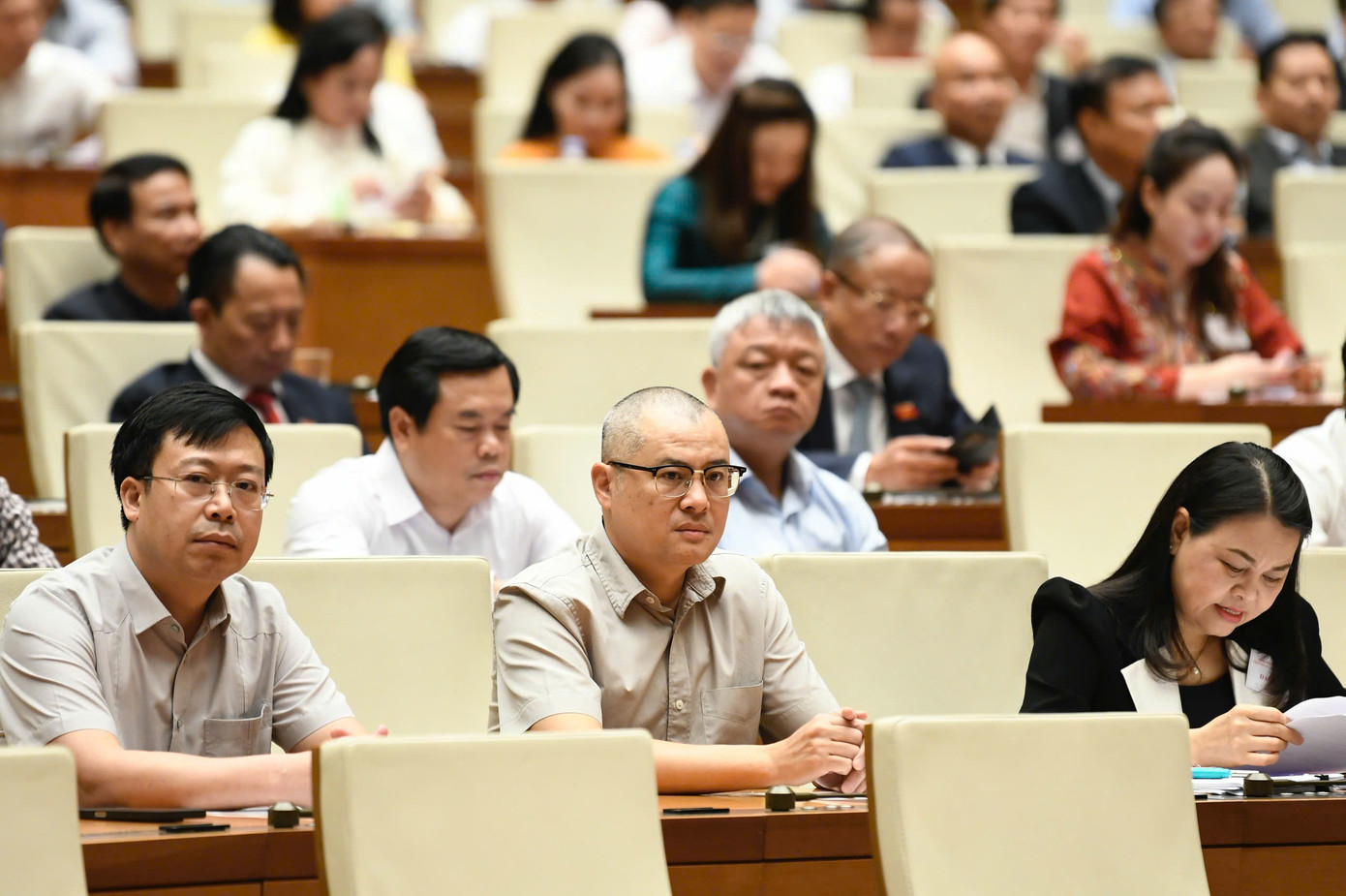 Các đại biểu dự hội nghị. Ảnh: Như Ý.