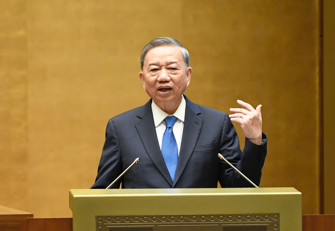 Tổng Bí thư Tô Lâm phát biểu tại hội nghị. Ảnh: Như Ý.