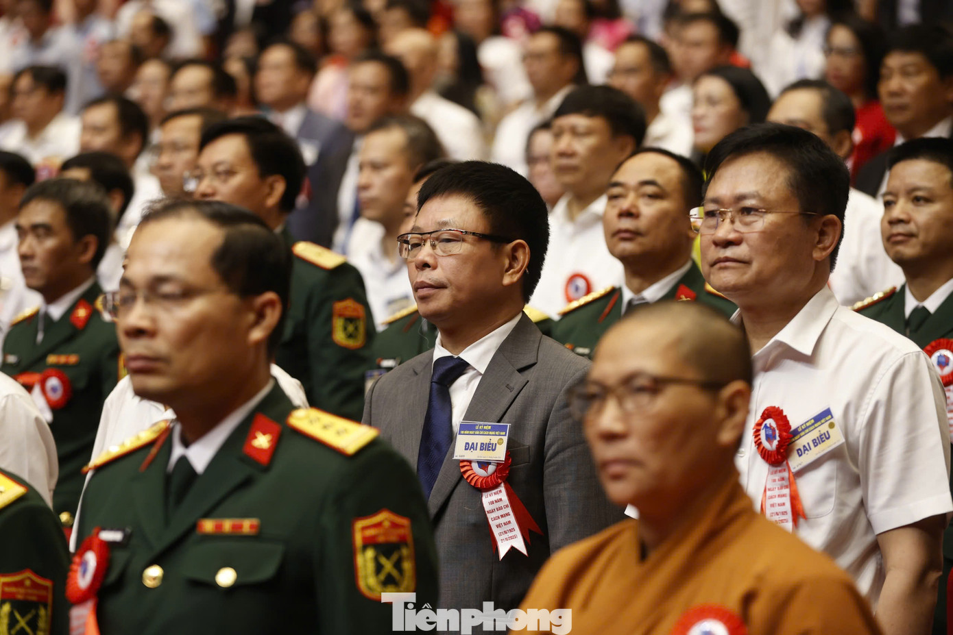 Các đại biểu dự lễ kỷ niệm. Ảnh: Như Ý.