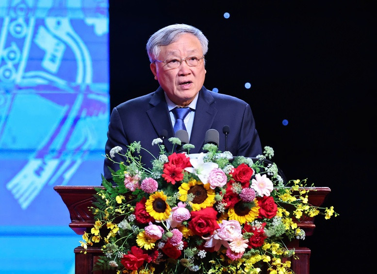 Phó Thủ tướng Nguyễn Hoà Bình phát biểu tại buổi lễ. Ảnh: PV.