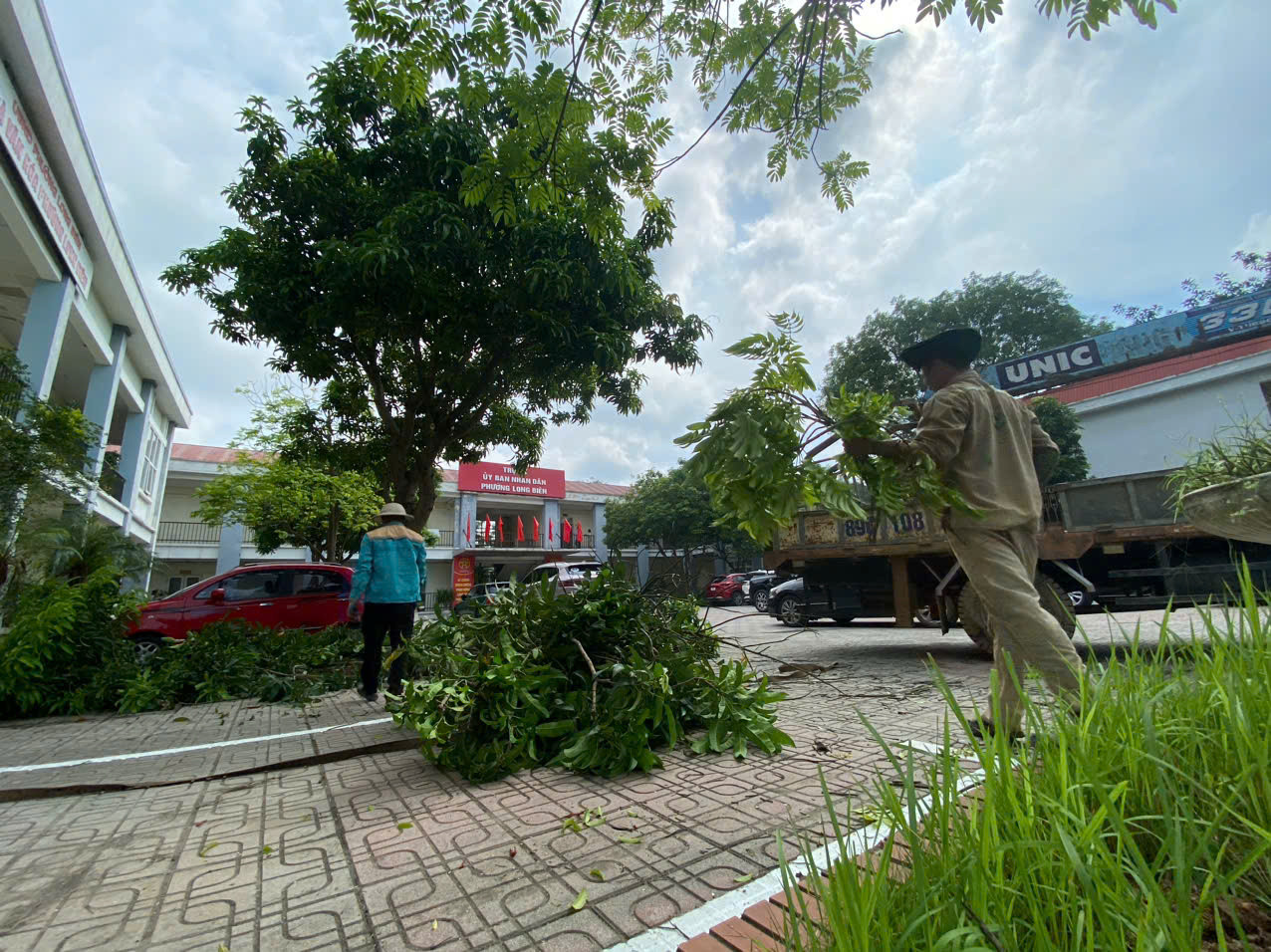 Sáng 24/6, nhiều nhân công tiến hành dọn dẹp, cắt tỉa cây, sơn lại tường Trụ sở phường Long Biên - nơi sắp tới sẽ là Trụ sở Đảng ủy, MTTQ, các tổ chức chính trị - xã hội phường Long Biên sau sáp nhập. Phường Long Biên mới được thành lập trên cơ sở nhập phần lớn diện tích tự nhiên và dân số của các phường: Phúc Đồng, Long Biên, Thạch Bàn, Cự Khối (thuộc quận Long Biên); một phần diện tích tự nhiên và dân số của phường Bồ Đề, xã Bát Tràng (thuộc huyện Gia Lâm); một phần diện tích tự nhiên Gia Thụy (thuộc quận Long Biên). Trụ sở HĐND - UBND phường Long Biên mới sẽ được đặt tại trụ sở Đảng ủy, UBND, UBMTTQ phường Thạch Bàn hiện nay.