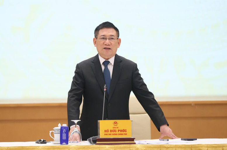 Phó Thủ tướng Hồ Đức Phớc phát biểu tại hội nghị. Ảnh: VGP. Phó Thủ tướng Hồ Đức Phớc phát biểu tại hội nghị. Ảnh: VGP.