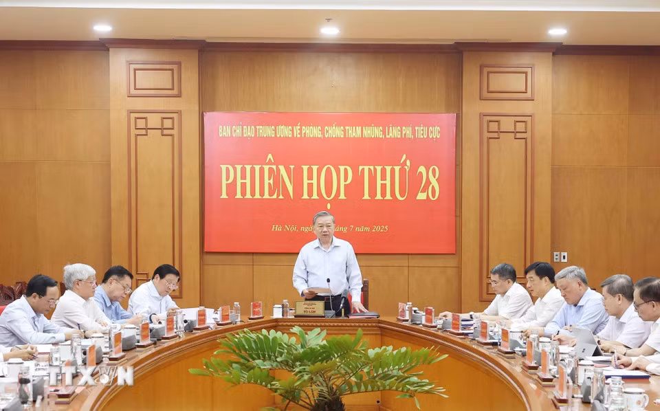 Tổng Bí thư Tô Lâm phát biểu tại phiên họp. Ảnh: TTXVN. Tổng Bí thư Tô Lâm phát biểu tại phiên họp. Ảnh: TTXVN.