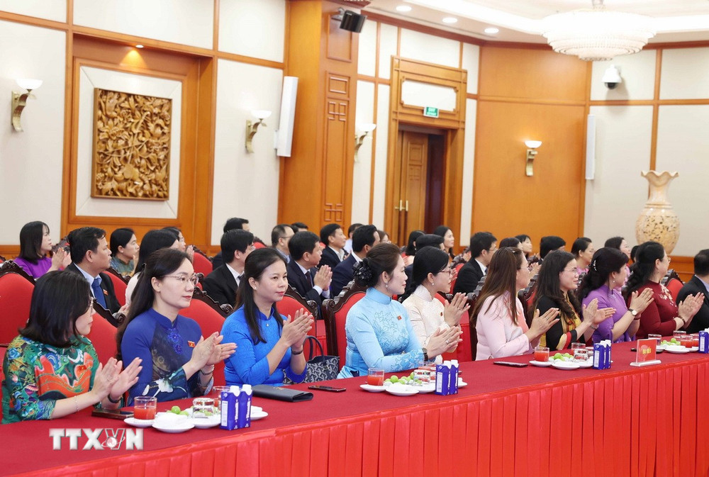 Toàn cảnh buổi gặp mặt. Ảnh: TTXVN. Toàn cảnh buổi gặp mặt. Ảnh: TTXVN.