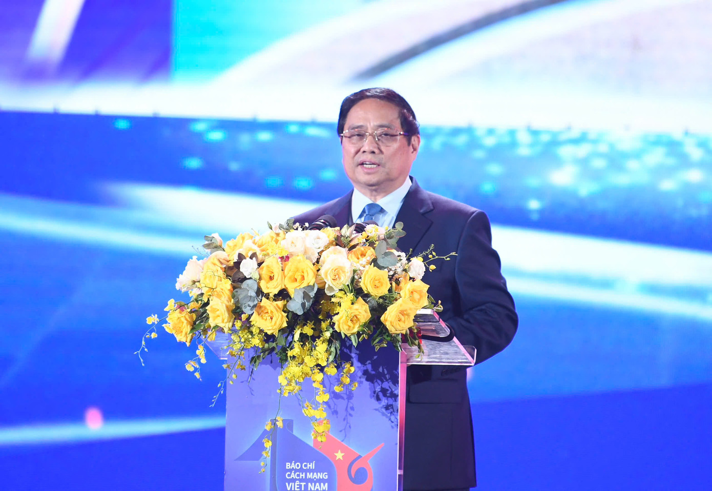 Thủ tướng Chính phủ Phạm Minh Chính phát biểu tại buổi lễ. Ảnh: Như Ý. Thủ tướng Chính phủ Phạm Minh Chính phát biểu tại buổi lễ. Ảnh: Như Ý.