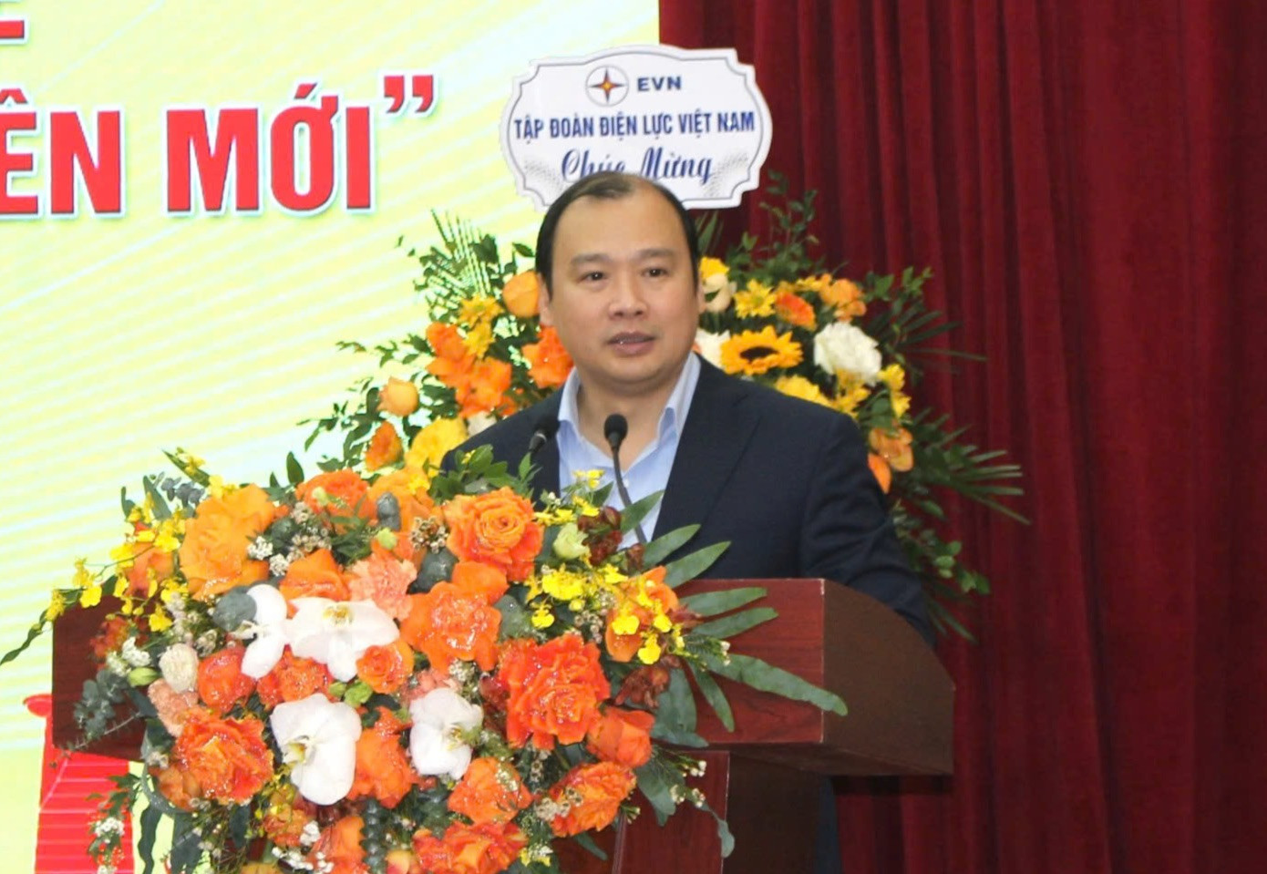 Tổng Biên tập Tạp chí Cộng sản Lê Hải Bình phát biểu tại buổi lễ. Ảnh: ĐH. Tổng Biên tập Tạp chí Cộng sản Lê Hải Bình phát biểu tại buổi lễ. Ảnh: ĐH.