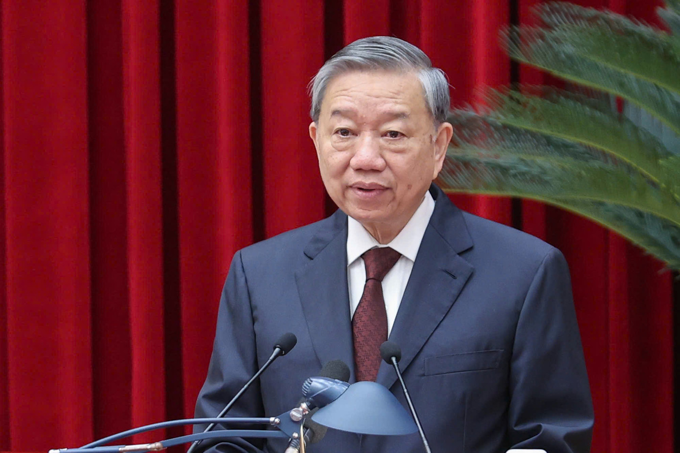 Tổng Bí thư Tô Lâm phát biểu tại hội nghị. Ảnh: TTXVN.