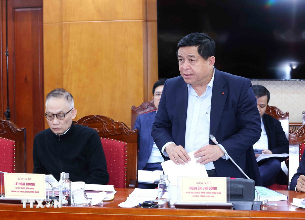 Các đại biểu phát biểu tại buổi làm việc. Ảnh: TTXVN. Các đại biểu phát biểu tại buổi làm việc. Ảnh: TTXVN.