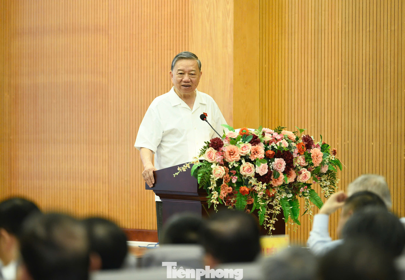 Tổng Bí thư Tô Lâm phát biểu tại hội nghị. Ảnh: Như Ý.