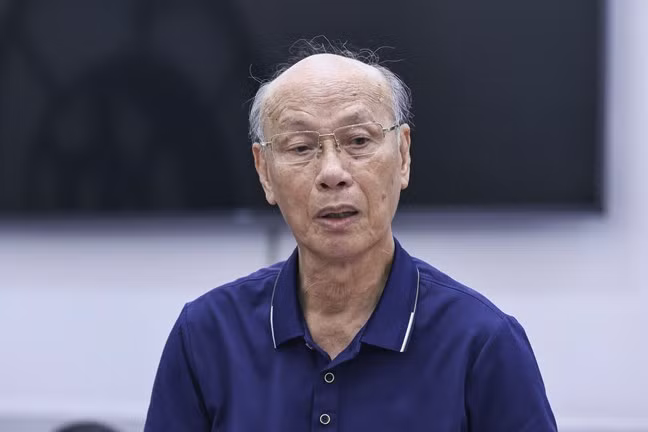 GS.TS Trần Ngọc Đường nêu ý kiến tại hội nghị. Ảnh: Quang Vinh.