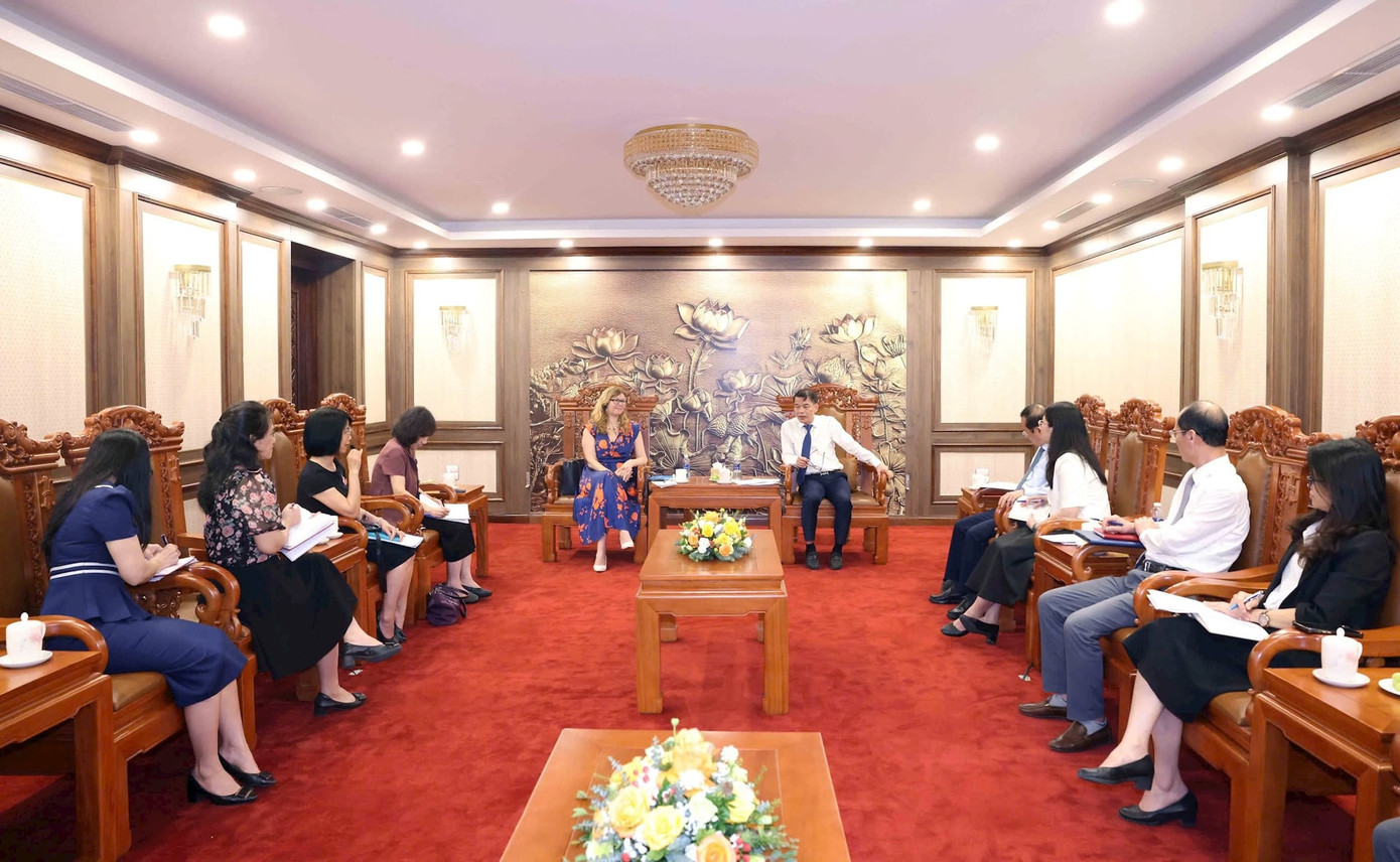 Toàn cảnh buổi gặp. Ảnh: PV. Toàn cảnh buổi gặp. Ảnh: PV.