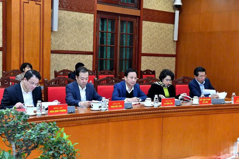 Phiên họp thứ hai của Ban Chỉ đạo chuyển đổi số trong các cơ quan Đảng - Ảnh: dangcongsan.vn Phiên họp thứ hai của Ban Chỉ đạo chuyển đổi số trong các cơ quan Đảng - Ảnh: dangcongsan.vn