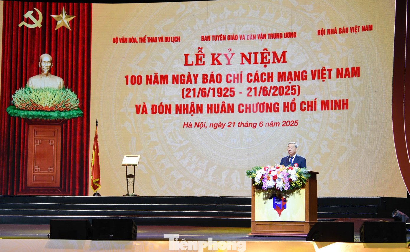 Tổng Bí thư Tô Lâm phát biểu tại Lễ kỷ niệm. Ảnh: Như Ý. Tổng Bí thư Tô Lâm phát biểu tại Lễ kỷ niệm. Ảnh: Như Ý.