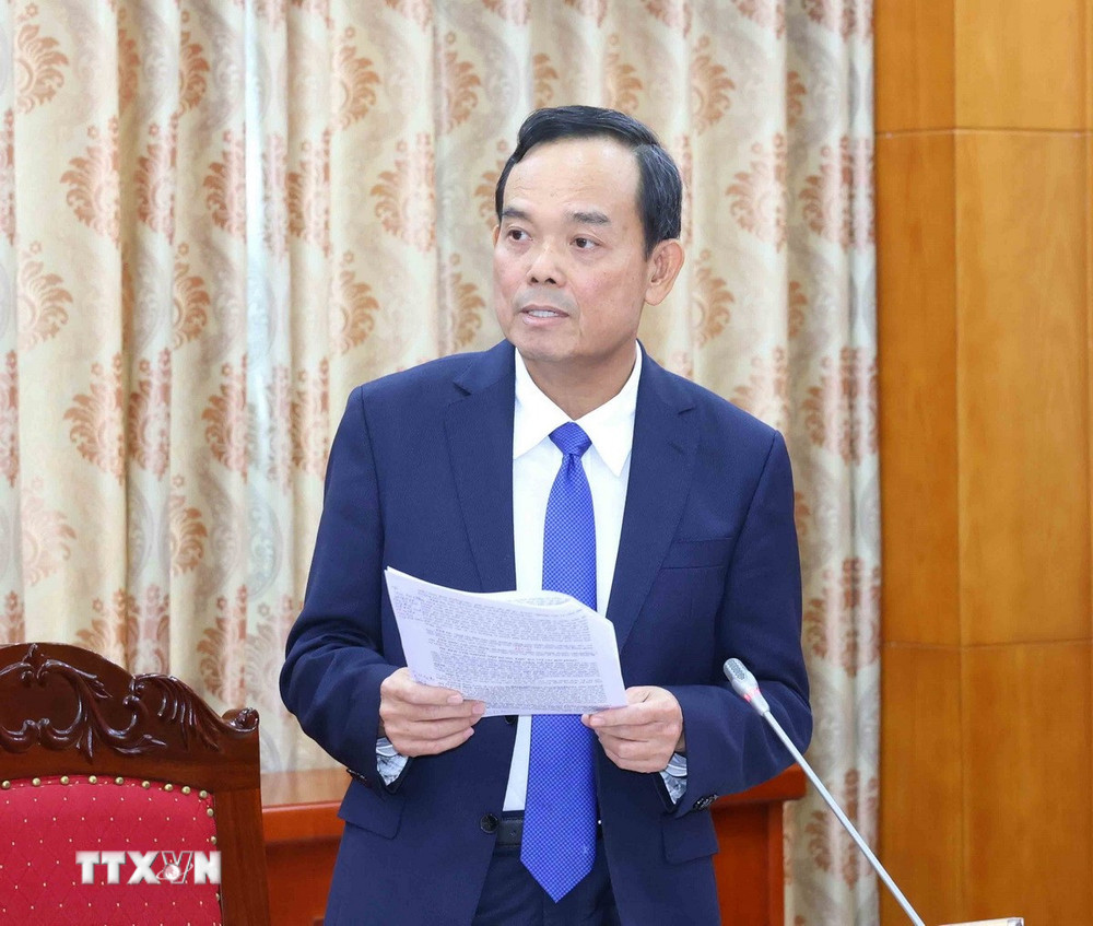 Các đại biểu phát biểu tại buổi làm việc. Ảnh: TTXVN. Các đại biểu phát biểu tại buổi làm việc. Ảnh: TTXVN.