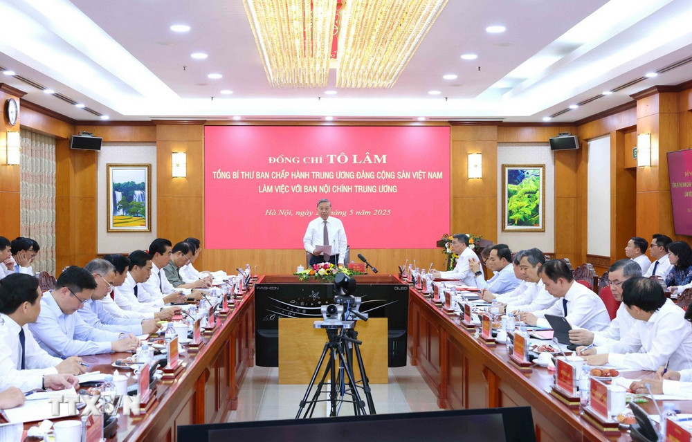 Toàn cảnh buổi làm việc. Ảnh: TTXVN. Toàn cảnh buổi làm việc. Ảnh: TTXVN.