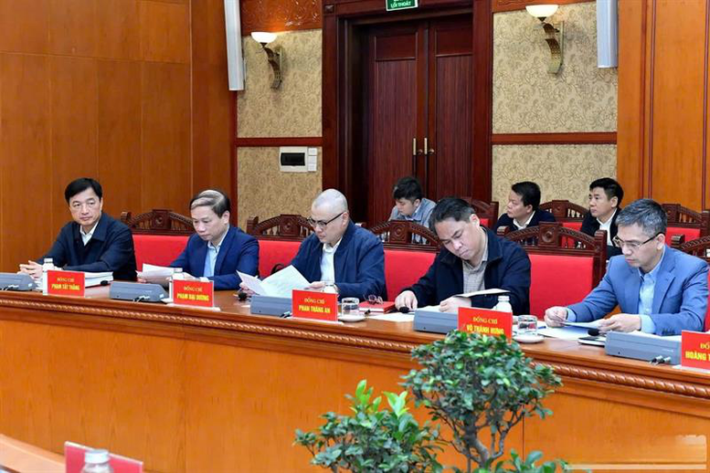 Phiên họp thứ hai của Ban Chỉ đạo chuyển đổi số trong các cơ quan Đảng - Ảnh: dangcongsan.vn Phiên họp thứ hai của Ban Chỉ đạo chuyển đổi số trong các cơ quan Đảng - Ảnh: dangcongsan.vn