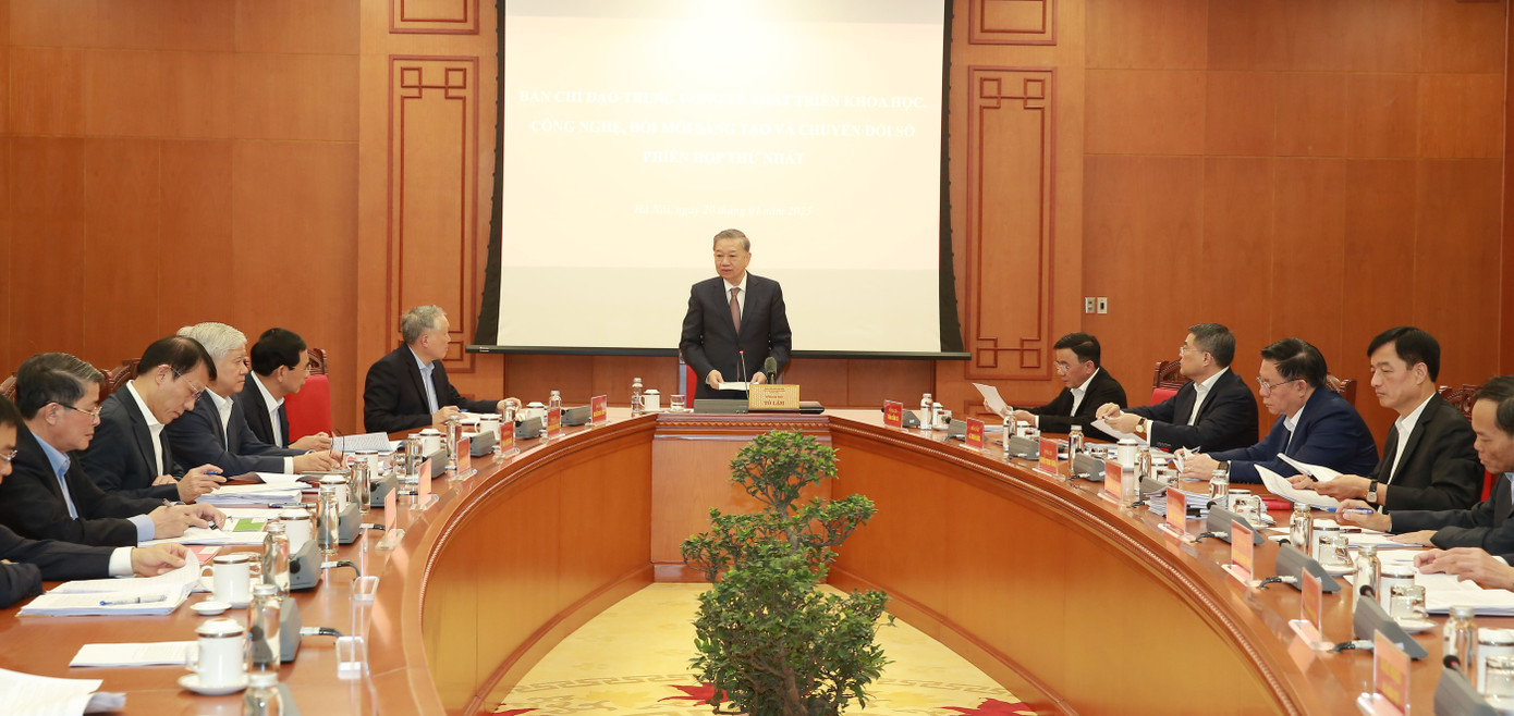 Tổng Bí thư Tô Lâm phát biểu tại phiên họp. Ảnh: Hoàng Phong. Tổng Bí thư Tô Lâm phát biểu tại phiên họp. Ảnh: Hoàng Phong.