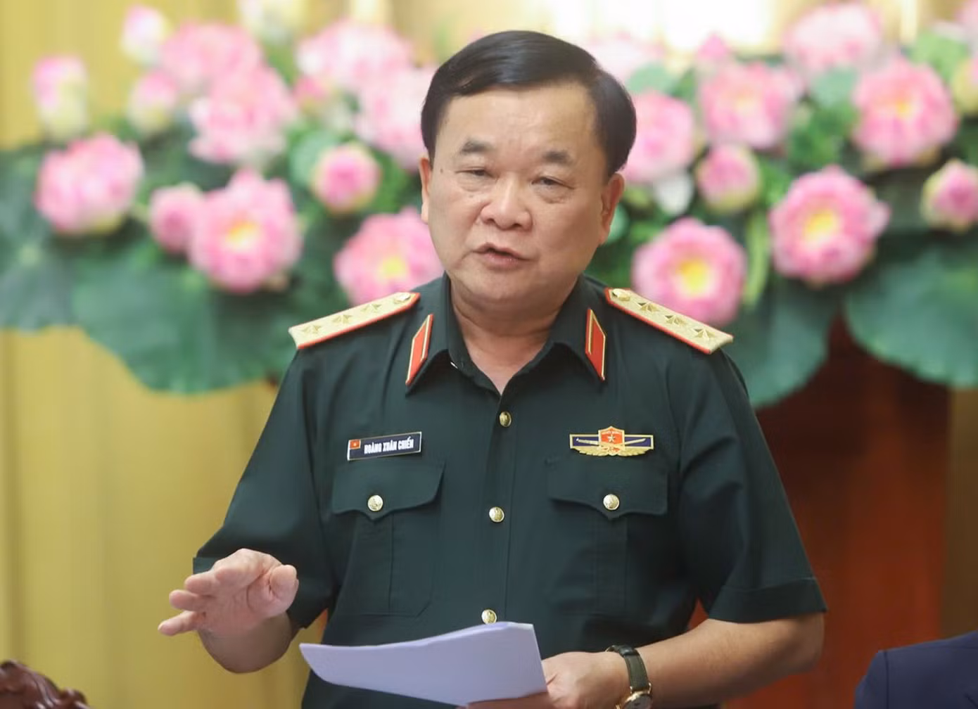 Thượng tướng Hoàng Xuân Chiến - Thứ trưởng Bộ Quốc phòng. Ảnh: TT. Thượng tướng Hoàng Xuân Chiến - Thứ trưởng Bộ Quốc phòng. Ảnh: TT.