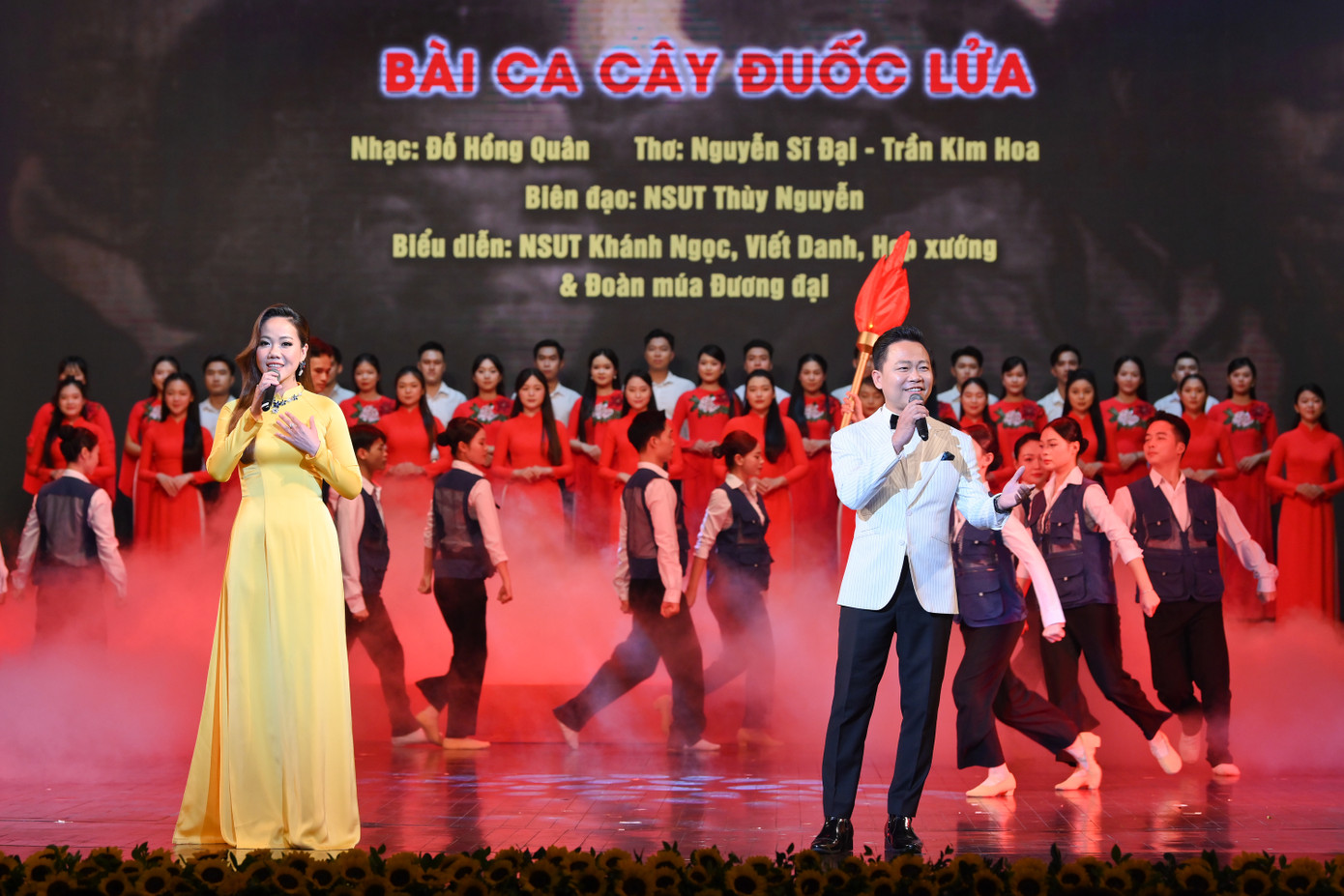 Một số tiết mục văn nghệ tại chương trình. Ảnh: Nhật Minh. Một số tiết mục văn nghệ tại chương trình. Ảnh: Nhật Minh.