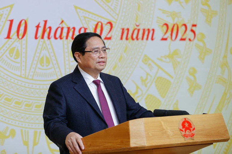 Thủ tướng Chính phủ phát biểu tại hội nghị. Ảnh: VGP. Thủ tướng Chính phủ phát biểu tại hội nghị. Ảnh: VGP.