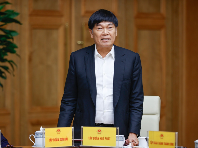 Ông Trần Đình Long - Chủ tịch HĐQT CTCP Tập đoàn Hòa Phát. Ảnh: VGP.