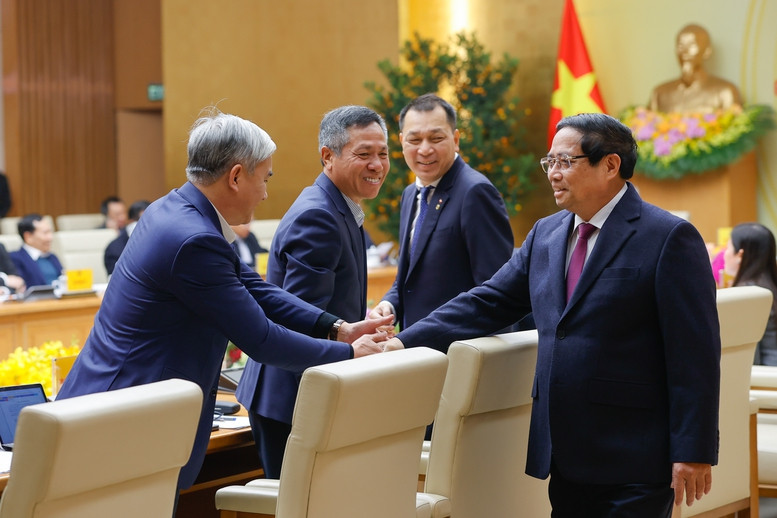 Thủ tướng Chính phủ Phạm Minh Chính và các đại biểu dự hội nghị. Ảnh: VGP. Thủ tướng Chính phủ Phạm Minh Chính và các đại biểu dự hội nghị. Ảnh: VGP.