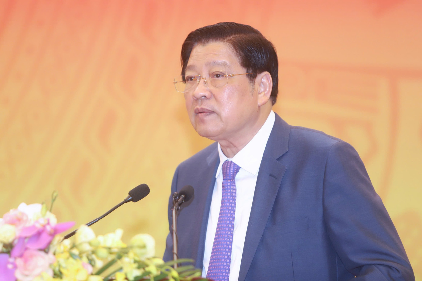 Trưởng Ban Nội chính Trung ương Phan Đình Trạc phát biểu tại hội thảo. Ảnh: PV.