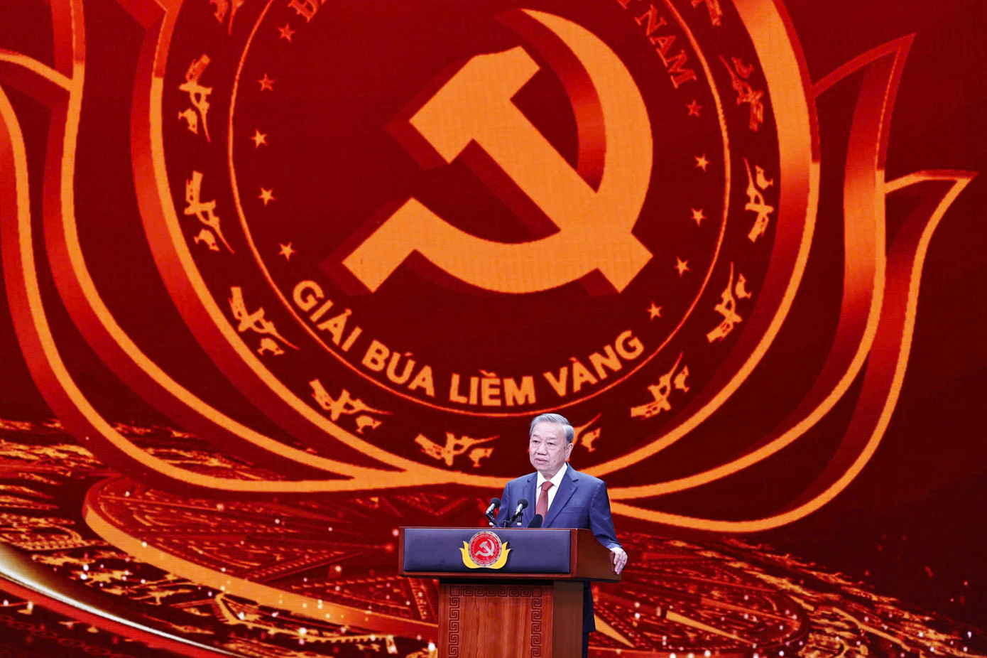 Tổng Bí thư Tô Lâm phát biểu tại buổi lễ. (Ảnh: Như Ý) Tổng Bí thư Tô Lâm phát biểu tại buổi lễ. (Ảnh: Như Ý)