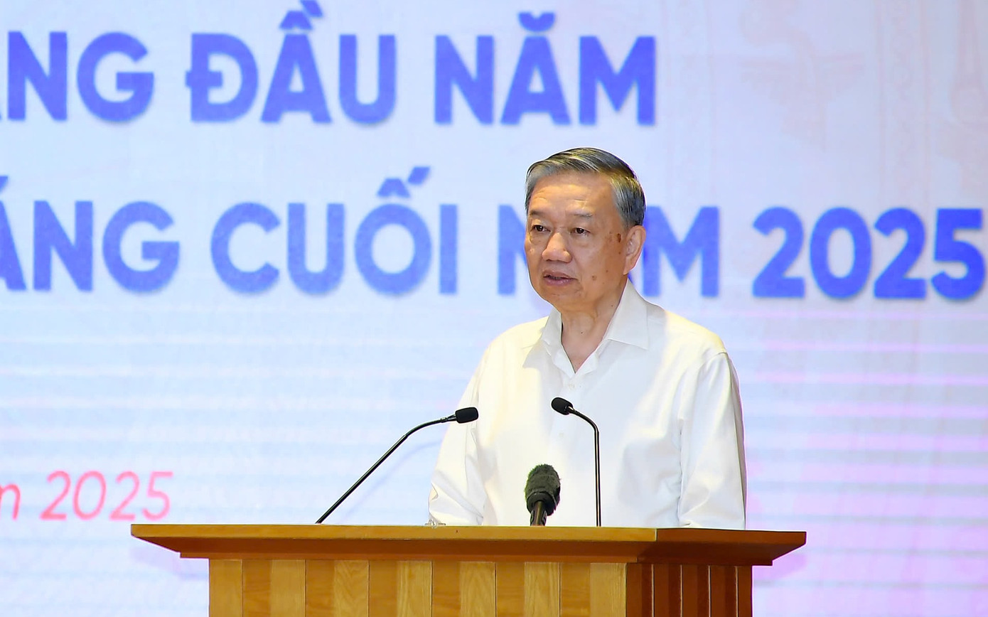 Tổng Bí thư Tô Lâm - Trưởng Ban Chỉ đạo phát biểu tại hội nghị, ngày 2/7. Ảnh: PV. Tổng Bí thư Tô Lâm - Trưởng Ban Chỉ đạo phát biểu tại hội nghị, ngày 2/7. Ảnh: PV.