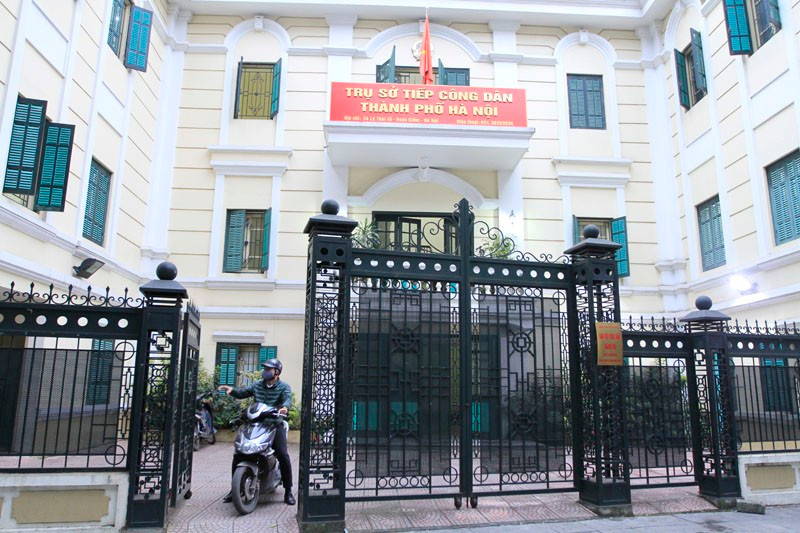 Trụ sở tiếp công dân thành phố Hà Nội. Ảnh tư liệu: Trường Phong.