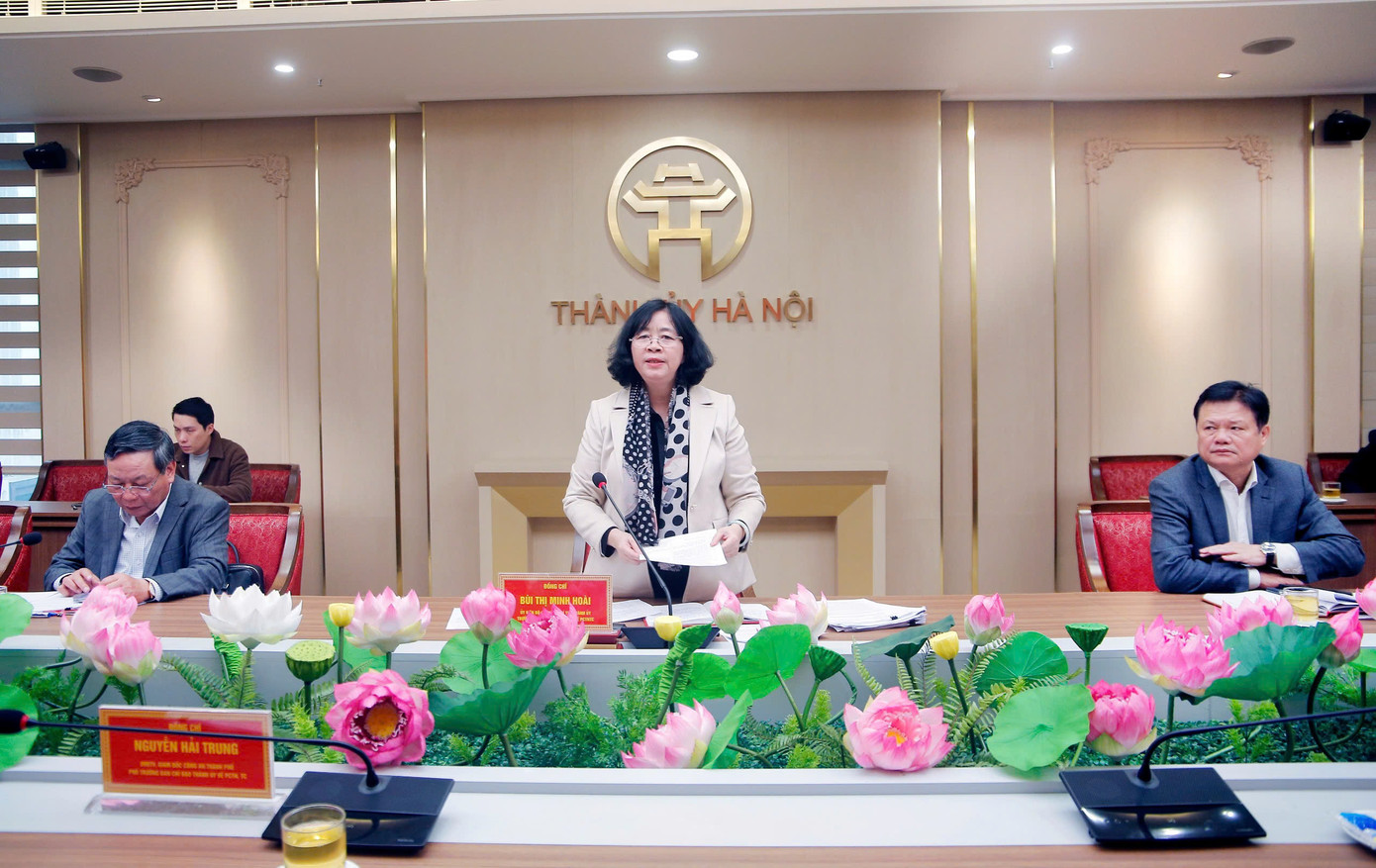 Bí thư Thành uỷ Hà Nội chỉ đạo tăng kiểm tra, giám sát, thanh tra những lĩnh vực dễ phát sinh tham nhũng, lãng phí, tiêu cực. Ảnh: Viết Thành. Bí thư Thành uỷ Hà Nội chỉ đạo tăng kiểm tra, giám sát, thanh tra những lĩnh vực dễ phát sinh tham nhũng, lãng phí, tiêu cực. Ảnh: Viết Thành.