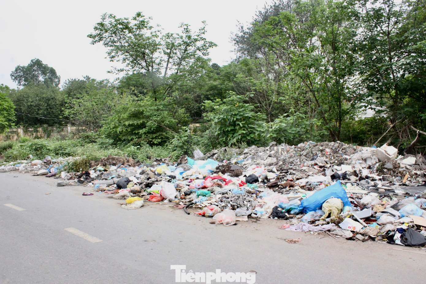 Nhiều khu vực bên trong khuôn viên Công viên Chu Văn An trở thành địa điểm tập kết rác thải, phế liệu xây dựng. Nhiều khu vực bên trong khuôn viên Công viên Chu Văn An trở thành địa điểm tập kết rác thải, phế liệu xây dựng.