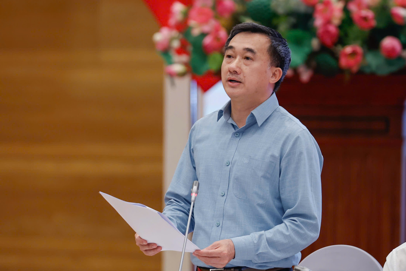 Thứ trưởng Bộ Y tế Trần Văn Thuấn. Ảnh: Như Ý. Thứ trưởng Bộ Y tế Trần Văn Thuấn. Ảnh: Như Ý.